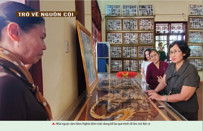 Nhà ngoại cảm Vũ Thị Minh Nghĩa nặng tình đồng đội Nhà ngoại cảm Vũ Thị Minh Nghĩa nặng tình đồng đội