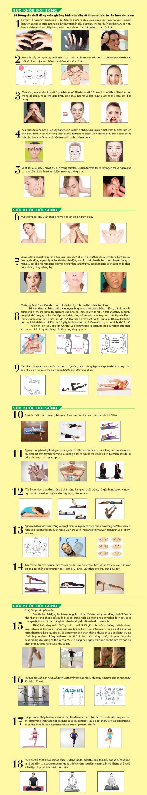 Thuật Trường Sinh - Bảo vệ sức khỏe khi thức dậy Thuật Trường Sinh - Bảo vệ sức khỏe khi thức dậy