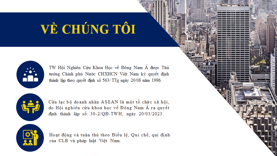 GIỚI THIỆU TỔNG QUAN WELCOME TO ASEAN BUSINESS CLUB GIỚI THIỆU TỔNG QUAN WELCOME TO ASEAN BUSINESS CLUB