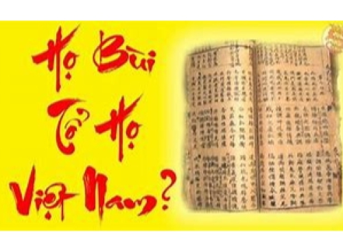 HỌ BÙI VIỆT NAM
