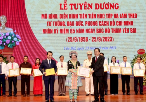 Yên Bái có gần 7.000 mô hình, điển hình tiên tiến học và làm theo Bác